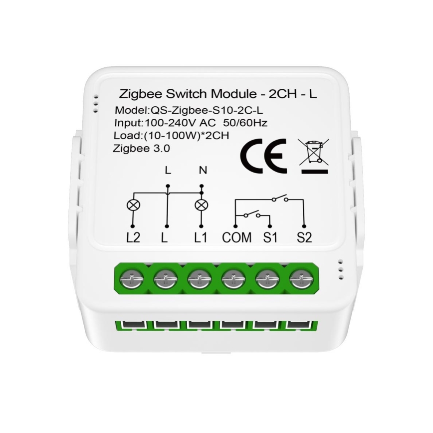 Immax NEO 07572L - Pametni kontroler NEO LITE V8 s 2 tipke Tuya