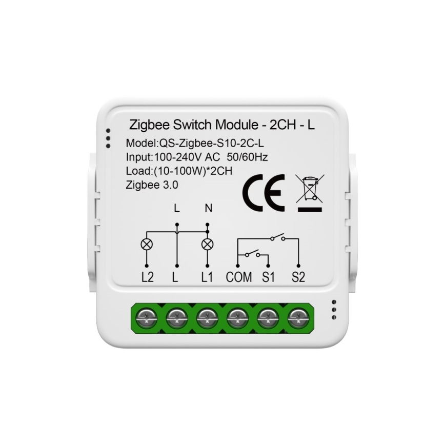 Immax NEO 07572L - Pametni kontroler NEO LITE V8 s 2 tipke Tuya