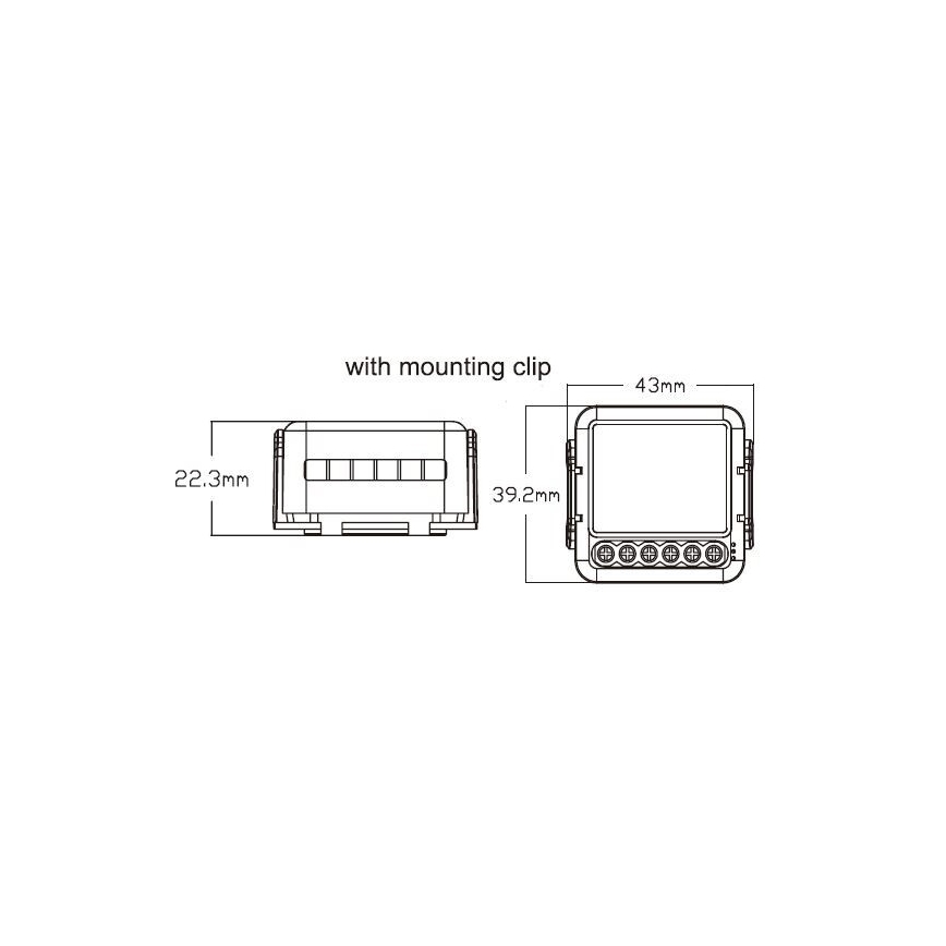 Immax NEO 07572L - Pametni kontroler NEO LITE V8 s 2 tipke Tuya
