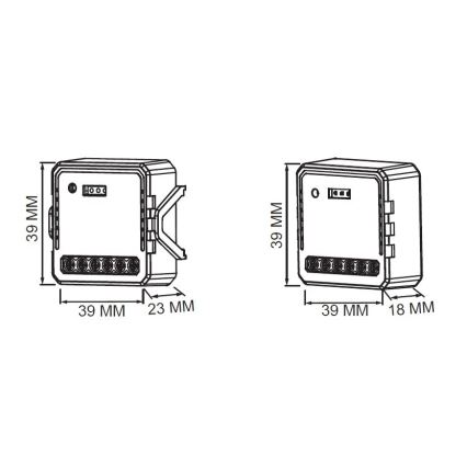 Immax Neo 07580L - Pametni kontroler za upravljanje žaluzina i roleta Tuya
