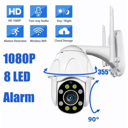 Immax NEO 07702L-3 - Pametna vanjska kamera sa senzorom RJ45 1080p 230V IP65 Wi-Fi Tuya