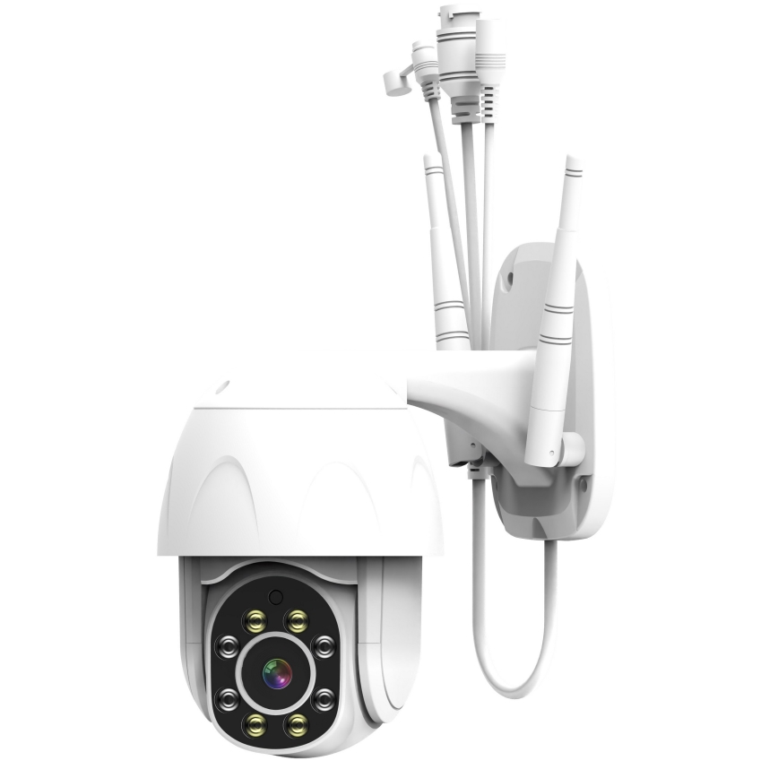 Immax NEO 07702L-3 - Pametna vanjska kamera sa senzorom RJ45 1080p 230V IP65 Wi-Fi Tuya