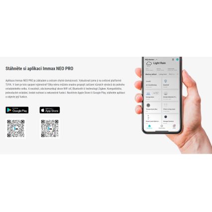 Immax NEO 07702L-3 - Pametna vanjska kamera sa senzorom RJ45 1080p 230V IP65 Wi-Fi Tuya