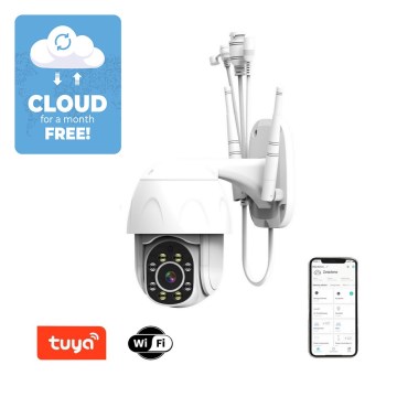 Immax NEO 07702L-3 - Pametna vanjska kamera sa senzorom RJ45 1080p 230V IP65 Wi-Fi Tuya