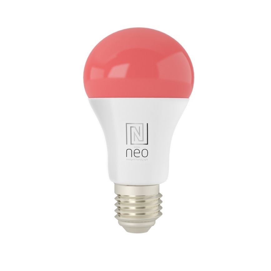 Immax NEO 07712L - LED RGB+CCT Prigušiva žarulja NEO LITE Smart E27/9W/230V Wi-Fi Tuya 2200 - 6500K