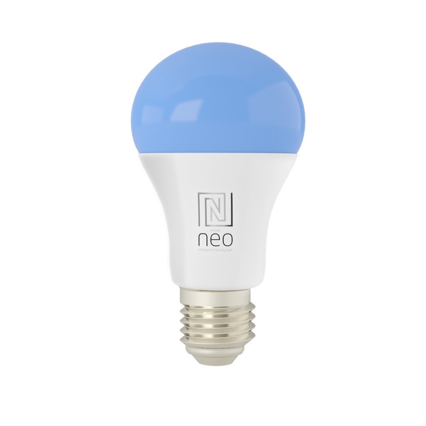 Immax NEO 07712L - LED RGB+CCT Prigušiva žarulja NEO LITE Smart E27/9W/230V Wi-Fi Tuya 2200 - 6500K