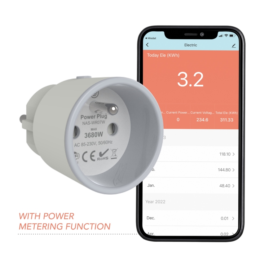 Immax NEO 07715L - Pametna utičnica NEO LITE Smart Tuya