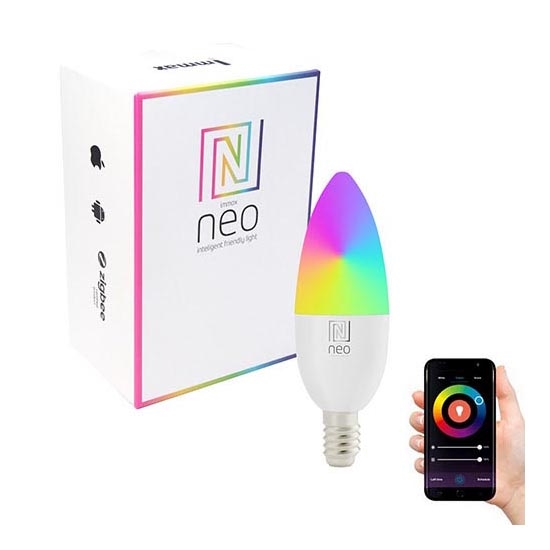 Immax NEO 07716L - LED RGB+CCT Prigušiva žarulja E14/5,5W/230V 2700K Wi-Fi Tuya