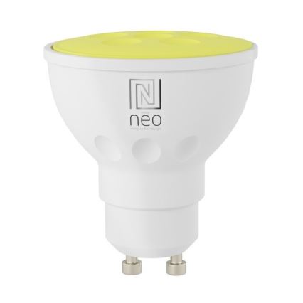 Immax NEO 07724L - LED RGB+CCT Prigušiva žarulja GU10/4,8W/230V 2700K Wi-Fi Tuya