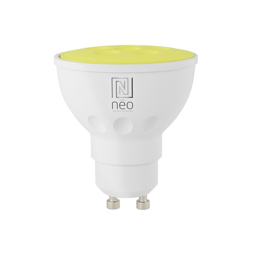 Immax NEO 07724L - LED RGB+CCT Prigušiva žarulja GU10/4,8W/230V 2700K Wi-Fi Tuya