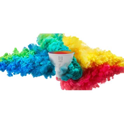 Immax NEO 07724L - LED RGB+CCT Prigušiva žarulja GU10/4,8W/230V 2700K Wi-Fi Tuya