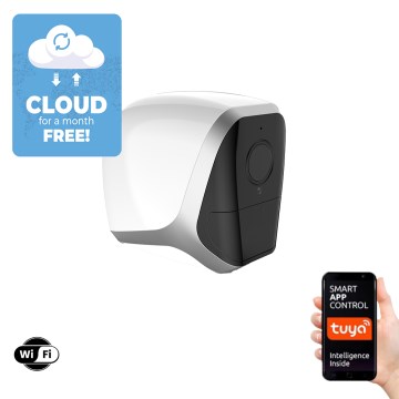 Immax NEO 07727L - Pametna vanjska kamera sa senzorom NEO LITE 1080p 5V IP65 5400mAh Wi-Fi Tuya