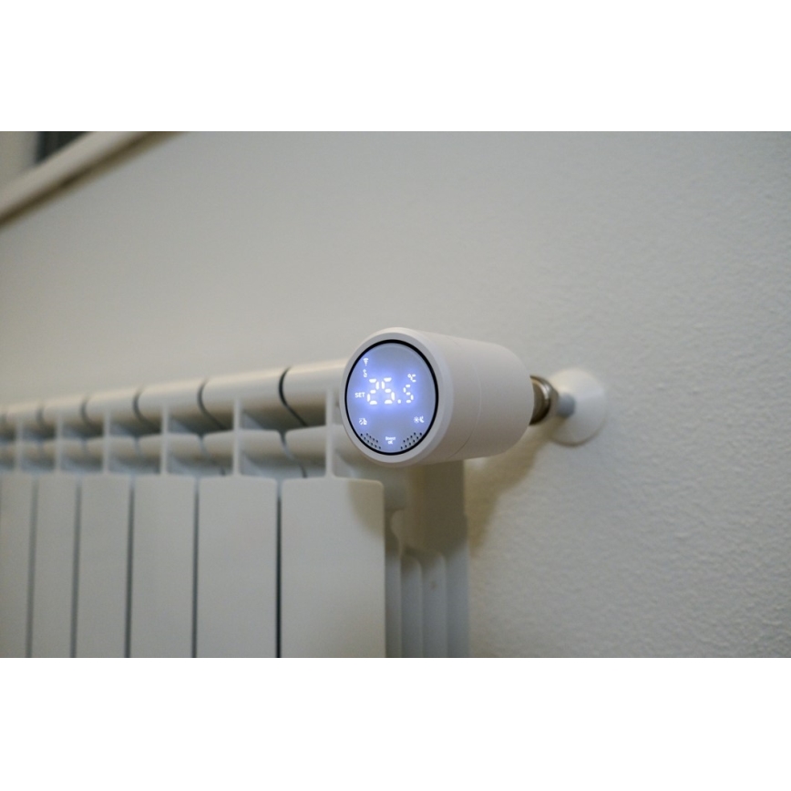 Immax NEO 07732C - SET 4x Termostatska glava + BRIDGE PRO v3 2xAA/3V Wi-Fi Tuya