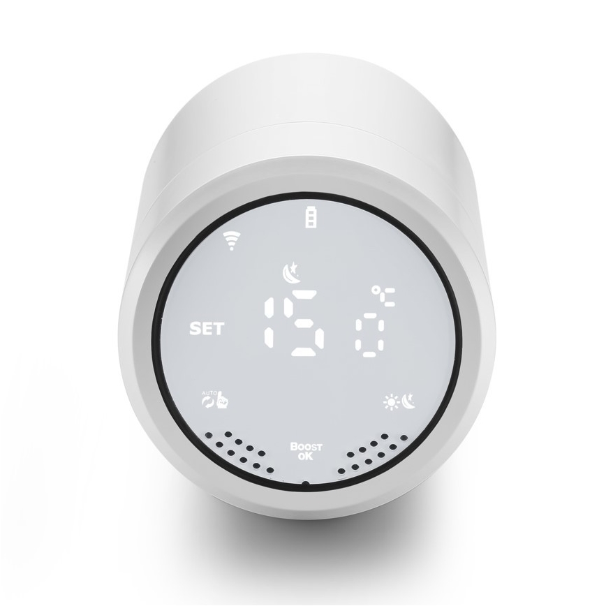 Immax NEO 07732C - SET 4x Termostatska glava + BRIDGE PRO v3 2xAA/3V Wi-Fi Tuya