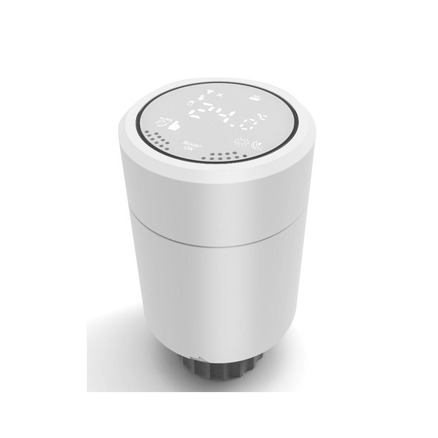 Immax NEO 07732C - SET 4x Termostatska glava + BRIDGE PRO v3 2xAA/3V Wi-Fi Tuya