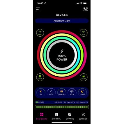 Immax NEO 07742L - LED WRGB Rasvjeta za akvarij NEO LITE LED/90W/24V Wi-Fi Tuya