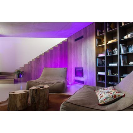 Immax NEO 07745CDO - SET 3x LED RGB+CCT prigušiva žarulja E14/6W/230V Wi-Fi + daljinski upravljač