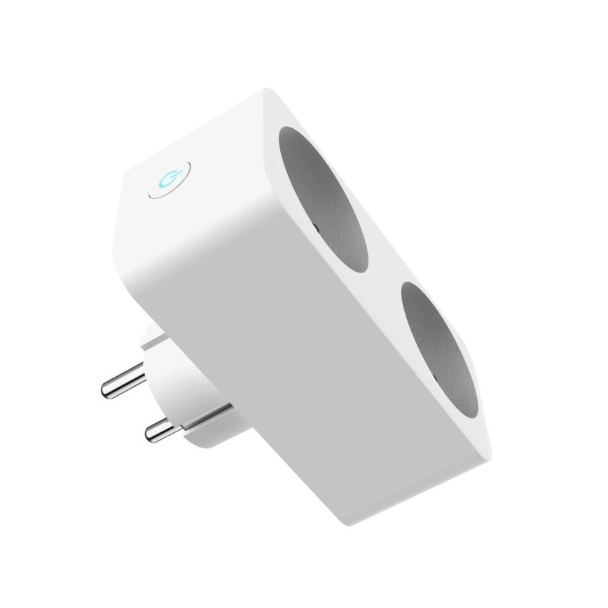 Immax NEO 07751L - Pametna razdjelna utičnica NEO LITE 2x16A/230V Wi-Fi Tuya