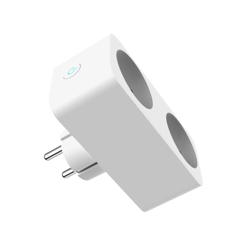 Immax NEO 07752L - Pametna razdjelna utičnica 2x16A/230V Tuya