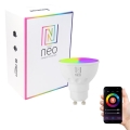 Immax NEO 07777L - LED RGB+CCT Prigušiva žarulja GU10/4,8W/230V Tuya