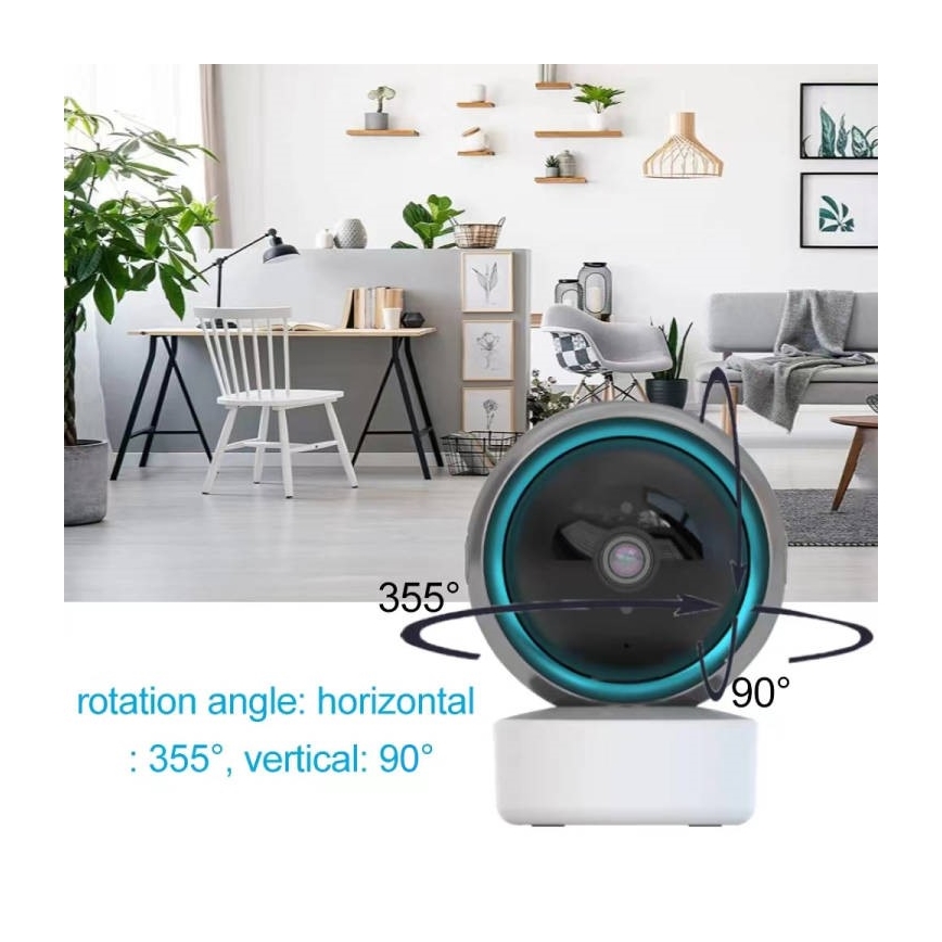 Immax NEO 07781L  - Pametna unutarnja kamera sa senzorom EYE NEO LITE 355° P/T 5MP Wi-Fi Tuya