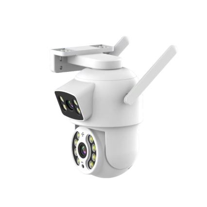 Immax NEO 07783L - Pametna vanjska kamera s DOUBLE senzorom 355° P/T 2x2MP IP65 Wi-Fi Tuya