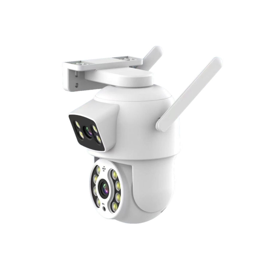 Immax NEO 07783L - Pametna vanjska kamera s DOUBLE senzorom 355° P/T 2x2MP IP65 Wi-Fi Tuya