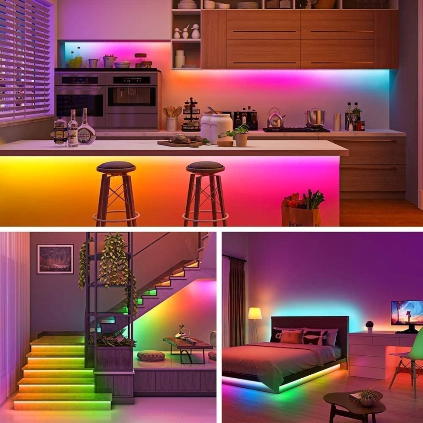 Immax NEO 07790L - LED RGB+CCT Prigušiva traka NEO SMART LED/15W/230V 3m IP65 Wi-Fi Tuya