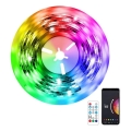 Immax NEO 07791L - LED RGB Prigušiva traka NEO LITE LED/18W/230V 5m IP65 MUSIC Wi-FI Tuya + daljinski upravljač