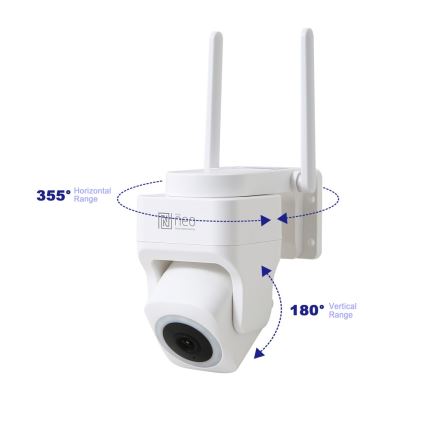 Immax NEO 07793L - Pametna vanjska kamera sa senzorom CUBE 4MP 5V IP65 Wi-Fi Tuya