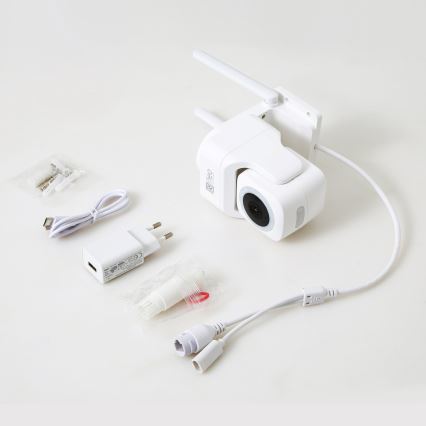 Immax NEO 07793L - Pametna vanjska kamera sa senzorom CUBE 4MP 5V IP65 Wi-Fi Tuya