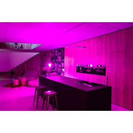 Immax NEO 07794CDO - Komplet 3x LED RGB+CCT prigušivačkih žarulja E27/14W/230V 2700K-6500K Tuya Wi-Fi + daljinski upravljač