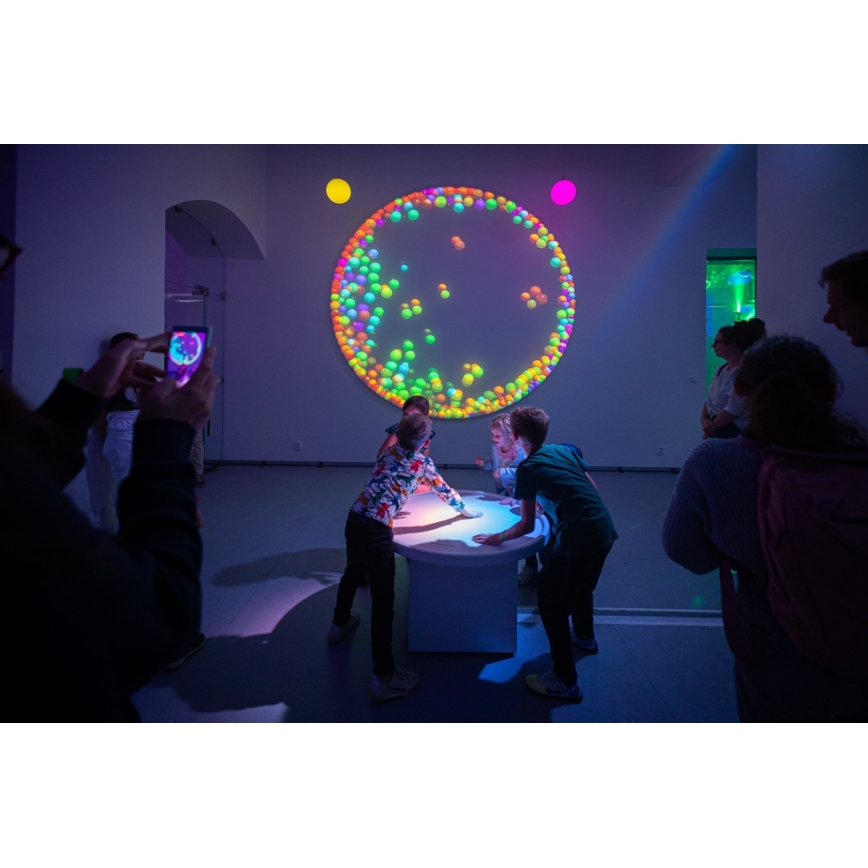 Immax NEO 07794CDO - Komplet 3x LED RGB+CCT prigušivačkih žarulja E27/14W/230V 2700K-6500K Tuya Wi-Fi + daljinski upravljač