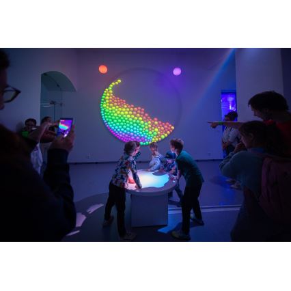 Immax NEO 07794CDO - Komplet 3x LED RGB+CCT prigušivačkih žarulja E27/14W/230V 2700K-6500K Tuya Wi-Fi + daljinski upravljač
