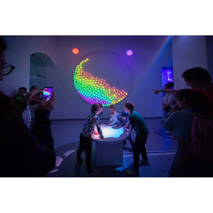 Immax NEO 07794CDO - Komplet 3x LED RGB+CCT prigušivačkih žarulja E27/14W/230V 2700K-6500K Tuya Wi-Fi + daljinski upravljač