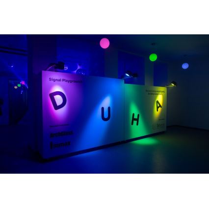Immax NEO 07794CDO - Komplet 3x LED RGB+CCT prigušivačkih žarulja E27/14W/230V 2700K-6500K Tuya Wi-Fi + daljinski upravljač