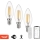 Immax NEO 07807CDO - SET 3x LED CCT prigušiva žarulja E14/4W/230V Tuya Wi‑Fi + daljinski upravljač