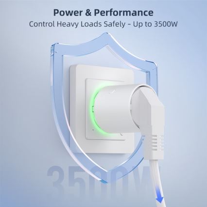 Immax NEO 07813L - Pametna utičnica F 3500W Wi-Fi