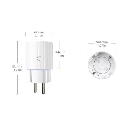 Immax NEO 07813L - Pametna utičnica F 3500W Wi-Fi