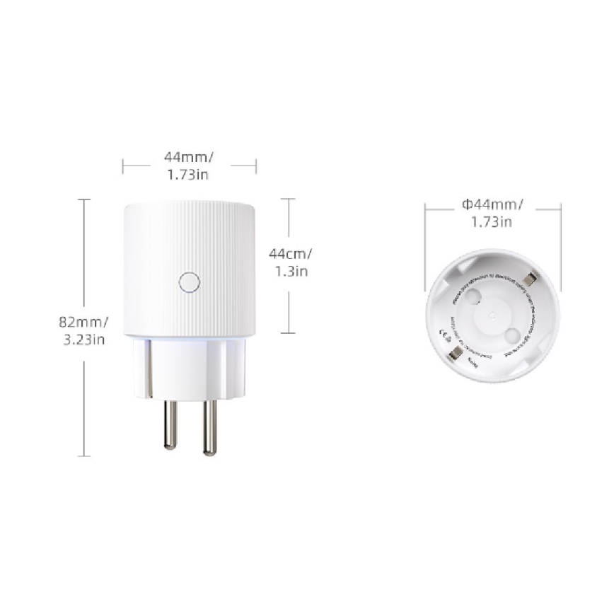 Immax NEO 07813L - Pametna utičnica F 3500W Wi-Fi