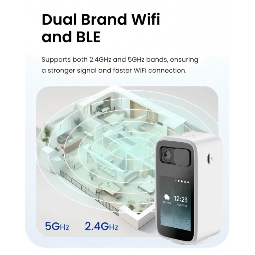 Immax NEO 07814L - Pametna unutarnja kamera s 4 MP senzorom, 5 V, Tuya Wi-Fi