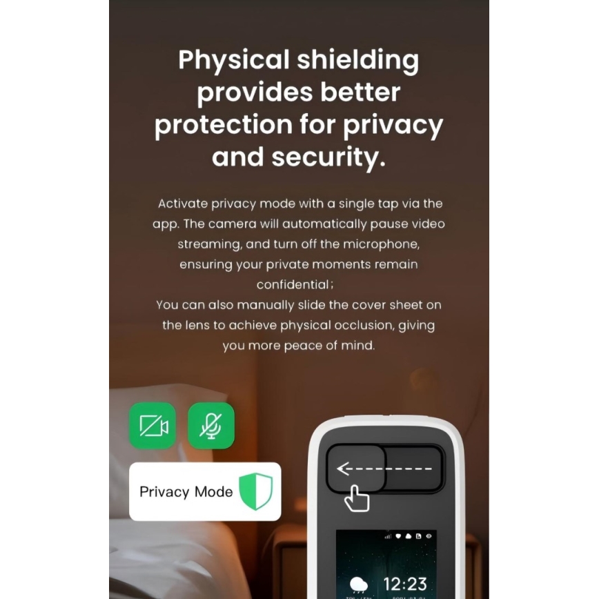 Immax NEO 07814L - Pametna unutarnja kamera s 4 MP senzorom, 5 V, Tuya Wi-Fi