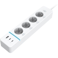 Immax NEO 07821L - Pametni produžni kabel NEO LITE 4x AC + 1x USB + 2x USB-C Tuya Wi-Fi