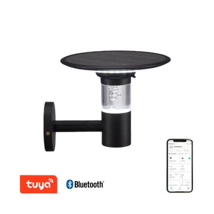 Immax NEO 07907L - LED RGB+CW/W Prigušiva solarna zidna svjetiljka BUBBLES LED/2W/5,5V IP54 Tuya 4000 mAh
