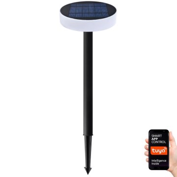 Immax NEO 07910L - LED RGB solarna svjetiljka s prigušivanjem i senzorom NEO LITE LED/1W/5V okrugla IP54 Tuya 1300 mAh
