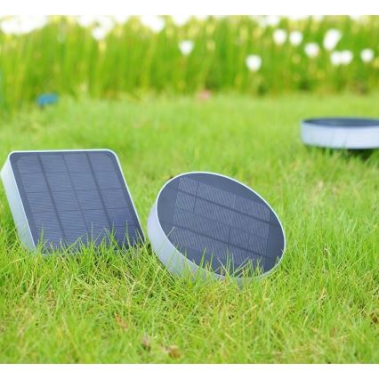 Immax NEO 07911L - LED RGB Prigušiva solarna svjetiljka sa senzorom NEO LITE LED/1W/5V uglast IP54 Tuya 1300 mAh