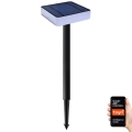 Immax NEO 07911L - LED RGB Prigušiva solarna svjetiljka sa senzorom NEO LITE LED/1W/5V uglast IP54 Tuya 1300 mAh