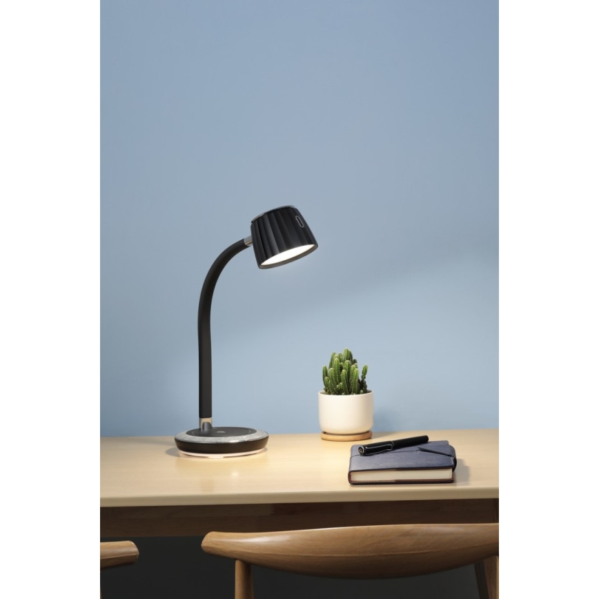 Immax NEO 08996L - LED Prigušiva stolna lampa s bežičnim punjenjem PERLA LED/1,5W + LED/6W/230V 3800-4300K