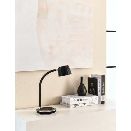 Immax NEO 08996L - LED Prigušiva stolna lampa s bežičnim punjenjem PERLA LED/1,5W + LED/6W/230V 3800-4300K