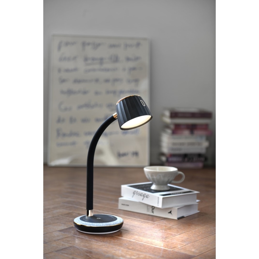Immax NEO 08996L - LED Prigušiva stolna lampa s bežičnim punjenjem PERLA LED/1,5W + LED/6W/230V 3800-4300K